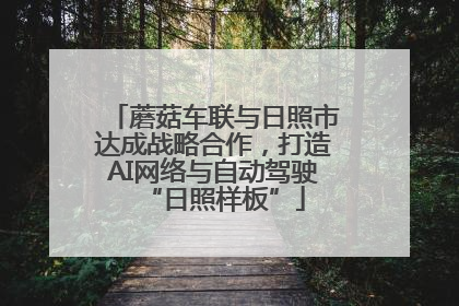 蘑菇车联与日照市达成战略合作，打造AI网络与自动驾驶“日照样板”