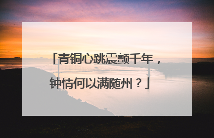 青铜心跳震颤千年，钟情何以满随州？