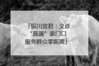 铜川宜君：义诊“直通”家门口 服务群众零距离