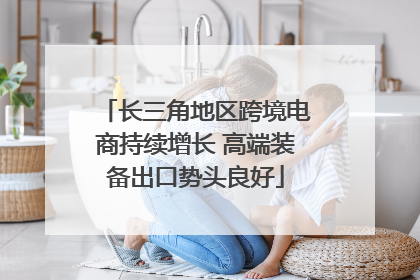长三角地区跨境电商持续增长 高端装备出口势头良好