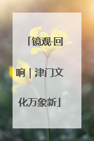 镜观·回响｜津门文化万象新