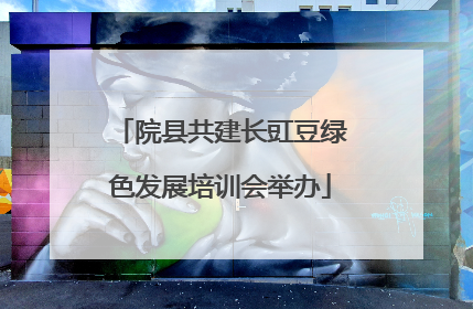 院县共建长豇豆绿色发展培训会举办