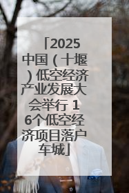 2025中国（十堰）低空经济产业发展大会举行 16个低空经济项目落户车城