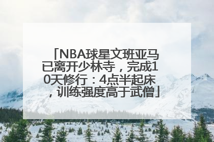 NBA球星文班亚马已离开少林寺，完成10天修行：4点半起床，训练强度高于武僧